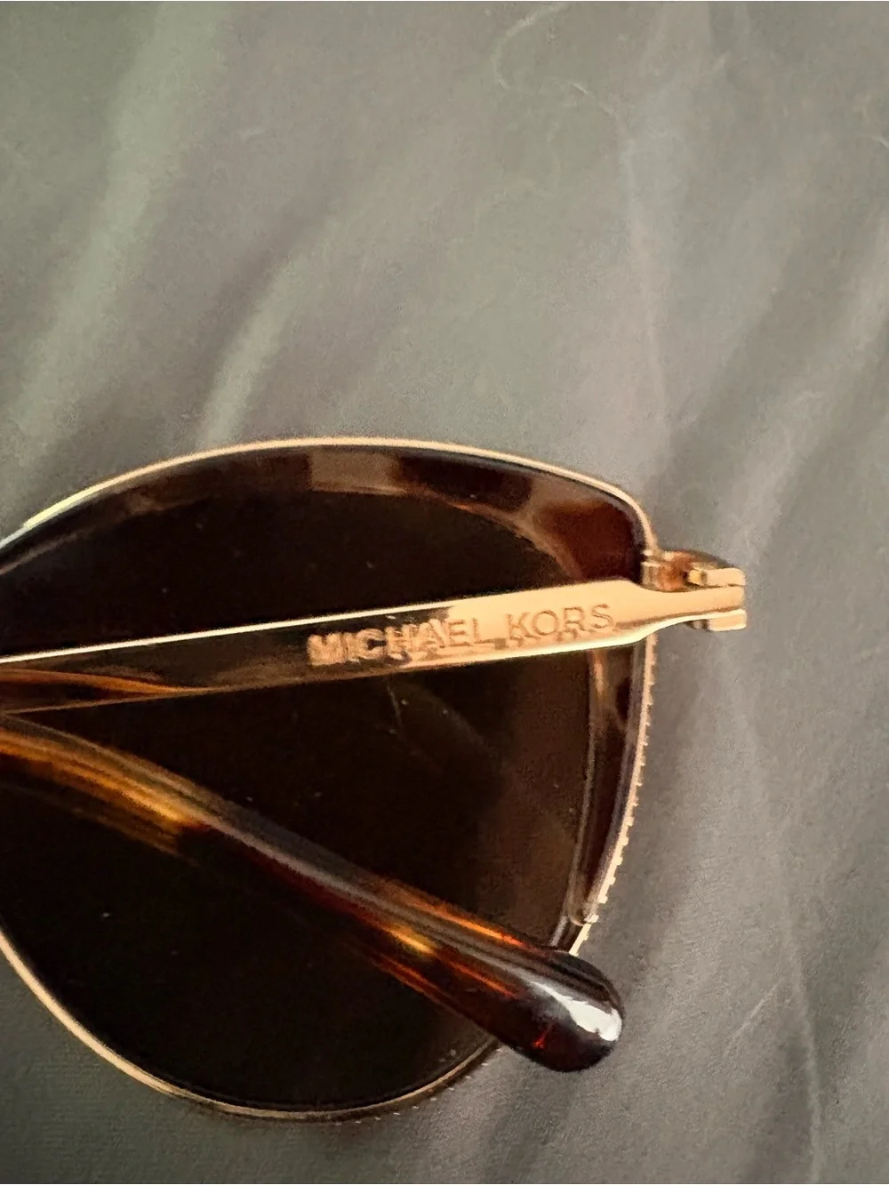 Michael Kors Women’s Tortoise & Rose Gold Cat Eye Sunglasses